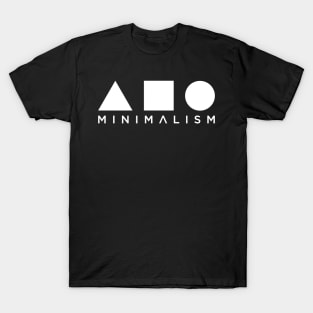 Evolving Minimalism - triangle, square, and circle T-Shirt